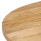Tavolo da Pranzo Rotondo 110x76 cm in Legno Massello di Mango Tavolo da Pranzo Rotondo 110x76 cm in Legno Massello di Mango
