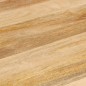 Tavolo da Pranzo Rotondo 110x76 cm in Legno Massello di Mango Tavolo da Pranzo Rotondo 110x76 cm in Legno Massello di Mango