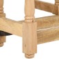 Tavolo da Pranzo Rotondo 110x76 cm in Legno Massello di Mango Tavolo da Pranzo Rotondo 110x76 cm in Legno Massello di Mango