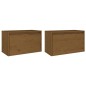 Pensili Miele 2 pz 60x30x35 cm in Legno Massello di Pino Pensili Miele 2 pz 60x30x35 cm in Legno Massello di Pino