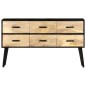 Credenza 110x33x64 cm in Legno Massello di Mango Credenza 110x33x64 cm in Legno Massello di Mango