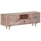 Mobile Porta TV 118x30x40 cm in Legno Massello di Acacia Mobile Porta TV 118x30x40 cm in Legno Massello di Acacia