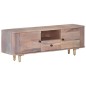 Mobile Porta TV 118x30x40 cm in Legno Massello di Acacia Mobile Porta TV 118x30x40 cm in Legno Massello di Acacia