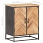 Credenza 60x35x70 cm in Legno Massello di Acacia Credenza 60x35x70 cm in Legno Massello di Acacia