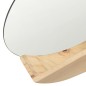 Specchio da Parete in Legno Massello di Pino 35 cm Specchio da Parete in Legno Massello di Pino 35 cm