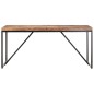 Tavolo da Pranzo 160x70x76 cm in Legno Massello Acacia e Mango