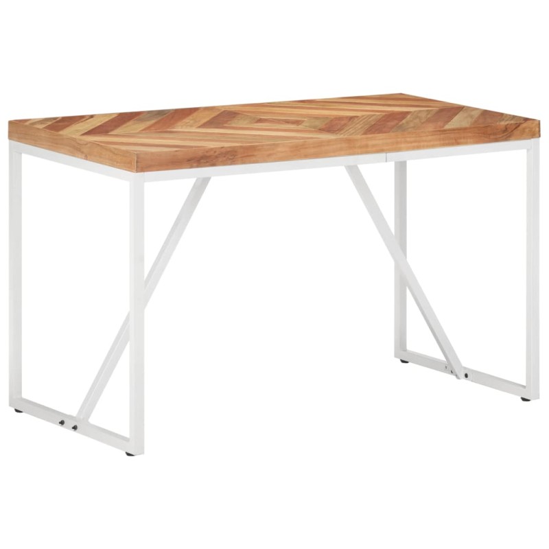 Tavolo da Pranzo 120x60x76 cm Legno Massello di Acacia e Mango Tavolo da Pranzo 120x60x76 cm Legno Massello di Acacia e Mango