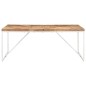 Tavolo da Pranzo 180x90x76 cm Legno Massello di Acacia e Mango Tavolo da Pranzo 180x90x76 cm Legno Massello di Acacia e Mango