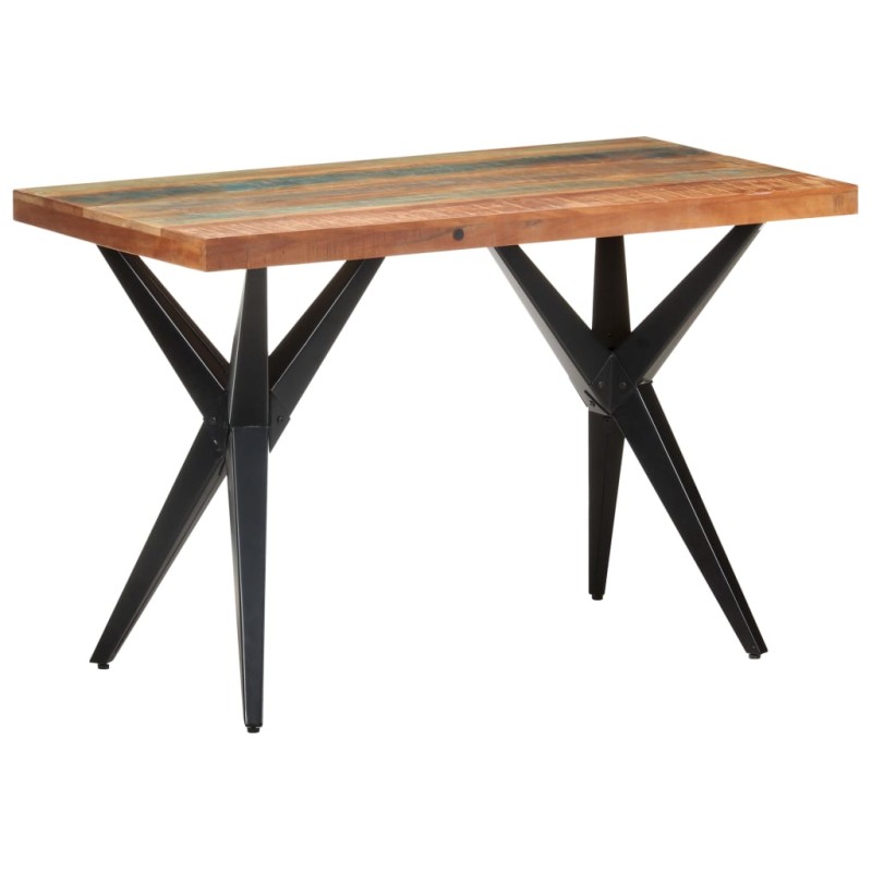 Tavolo da Pranzo 120x60x76 cm in Legno Massello di Recupero Tavolo da Pranzo 120x60x76 cm in Legno Massello di Recupero