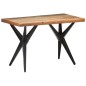 Tavolo da Pranzo 120x60x76 cm in Legno Massello di Recupero Tavolo da Pranzo 120x60x76 cm in Legno Massello di Recupero