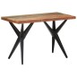 Tavolo da Pranzo 120x60x76 cm in Legno Massello di Recupero Tavolo da Pranzo 120x60x76 cm in Legno Massello di Recupero