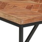 Tavolo da Pranzo 140x70x76 cm in Legno Massello Acacia e Mango Tavolo da Pranzo 140x70x76 cm in Legno Massello Acacia e Mango