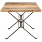 Tavolo da Pranzo 180x90x76 cm in Legno Massello di Mango Grezzo Tavolo da Pranzo 180x90x76 cm in Legno Massello di Mango Grezzo