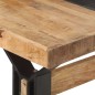 Tavolo da Pranzo 180x90x76 cm in Legno Massello di Mango Grezzo Tavolo da Pranzo 180x90x76 cm in Legno Massello di Mango Grezzo