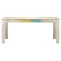 Tavolo da Pranzo 180x90x76 cm in Legno Massello di Mango Tavolo da Pranzo 180x90x76 cm in Legno Massello di Mango
