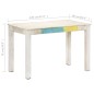 Tavolo da Pranzo 120x60x76 cm in Legno Massello di Mango Tavolo da Pranzo 120x60x76 cm in Legno Massello di Mango