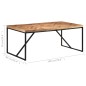 Tavolo da Pranzo 180x90x76 cm Legno Massello di Acacia e Mango Tavolo da Pranzo 180x90x76 cm Legno Massello di Acacia e Mango