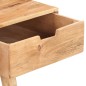 Tavolo da Trucco con Specchio 112x45x76 cm Massello di Acacia Tavolo da Trucco con Specchio 112x45x76 cm Massello di Acacia