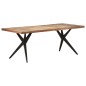Tavolo da Pranzo 200x90x76 cm in Legno Massello di Recupero Tavolo da Pranzo 200x90x76 cm in Legno Massello di Recupero