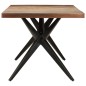 Tavolo da Pranzo 200x90x76 cm in Legno Massello di Recupero Tavolo da Pranzo 200x90x76 cm in Legno Massello di Recupero