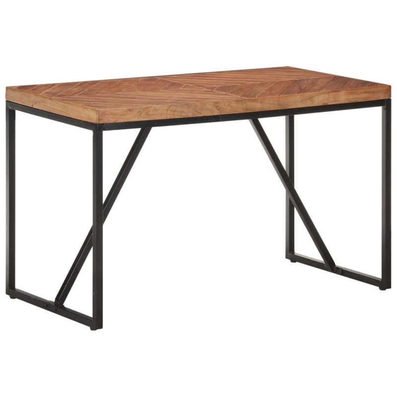 Tavolo da Pranzo 120x60x76 cm Legno Massello di Acacia e Mango Tavolo da Pranzo 120x60x76 cm Legno Massello di Acacia e Mango