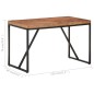 Tavolo da Pranzo 120x60x76 cm Legno Massello di Acacia e Mango Tavolo da Pranzo 120x60x76 cm Legno Massello di Acacia e Mango