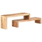 Mobili Porta TV 2 pz in Legno Massello di Acacia Mobili Porta TV 2 pz in Legno Massello di Acacia