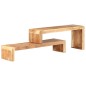 Mobili Porta TV 2 pz in Legno Massello di Acacia Mobili Porta TV 2 pz in Legno Massello di Acacia
