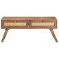Tavolino da Salotto in Legno Massello di Mango 100x60x40 cm