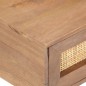 Tavolino da Salotto in Legno Massello di Mango 100x60x40 cm
