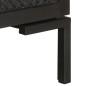 Mobile Porta TV Nero 115x30x46cm in Legno Massello di Mango Mobile Porta TV Nero 115x30x46cm in Legno Massello di Mango