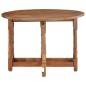 Tavolo da Pranzo Rotondo 110x76 cm in Legno Massello di Mango Tavolo da Pranzo Rotondo 110x76 cm in Legno Massello di Mango