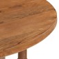 Tavolo da Pranzo Rotondo 110x76 cm in Legno Massello di Mango Tavolo da Pranzo Rotondo 110x76 cm in Legno Massello di Mango