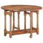 Tavolo da Pranzo Rotondo 110x76 cm in Legno Massello di Mango Tavolo da Pranzo Rotondo 110x76 cm in Legno Massello di Mango