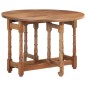 Tavolo da Pranzo Rotondo 110x76 cm in Legno Massello di Mango Tavolo da Pranzo Rotondo 110x76 cm in Legno Massello di Mango