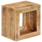 Sgabello 40x30x40 cm in Legno Massello di Mango Sgabello 40x30x40 cm in Legno Massello di Mango