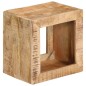 Sgabello 40x30x40 cm in Legno Massello di Mango Sgabello 40x30x40 cm in Legno Massello di Mango
