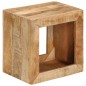 Sgabello 40x30x40 cm in Legno Massello di Mango Sgabello 40x30x40 cm in Legno Massello di Mango
