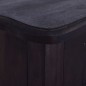 Tavolino con Cassetti Nero 60x30x60 cm Legno Massello di Mogano Tavolino con Cassetti Nero 60x30x60 cm Legno Massello di Mogano