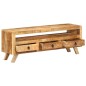 Mobile Porta TV 110x30x40 cm in Legno Massello di Mango Mobile Porta TV 110x30x40 cm in Legno Massello di Mango