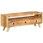 Mobile Porta TV 110x30x40 cm in Legno Massello di Mango Mobile Porta TV 110x30x40 cm in Legno Massello di Mango