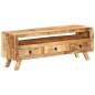 Mobile Porta TV 110x30x40 cm in Legno Massello di Mango Mobile Porta TV 110x30x40 cm in Legno Massello di Mango