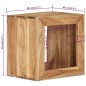 vidaXL Sgabello 40 x 30 x 40 cm Legno Massello di Acacia vidaXL Sgabello 40 x 30 x 40 cm Legno Massello di Acacia