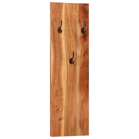 vidaXL Appendiabiti a Parete 2 pz 36x3x110cm Legno Massello di Acacia