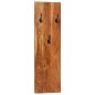 vidaXL Appendiabiti a Parete 2 pz 36x3x110cm Legno Massello di Acacia vidaXL Appendiabiti a Parete 2 pz 36x3x110cm Legno Massello di Acacia