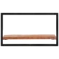 vidaXL Mensole Parete 2pz 60x25x35 cm Legno Massello Acacia e Acciaio vidaXL Mensole Parete 2pz 60x25x35 cm Legno Massello Acacia e Acciaio