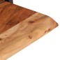 vidaXL Mensole Parete 2pz 60x25x35 cm Legno Massello Acacia e Acciaio vidaXL Mensole Parete 2pz 60x25x35 cm Legno Massello Acacia e Acciaio