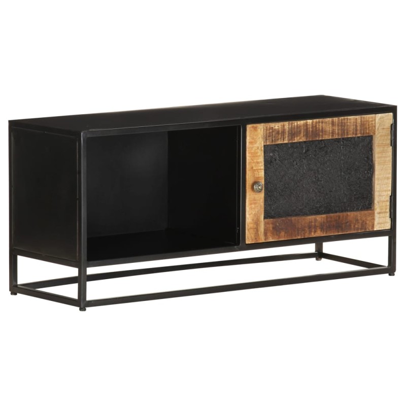 Mobile Porta TV 90x30x40 cm in Legno di Mango Grezzo Mobile Porta TV 90x30x40 cm in Legno di Mango Grezzo