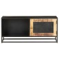Mobile Porta TV 90x30x40 cm in Legno di Mango Grezzo Mobile Porta TV 90x30x40 cm in Legno di Mango Grezzo