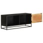 Mobile Porta TV 90x30x40 cm in Legno di Mango Grezzo Mobile Porta TV 90x30x40 cm in Legno di Mango Grezzo
